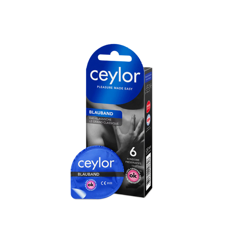 CEYLOR Blauband Präservativ mit Reserv 12 Stk