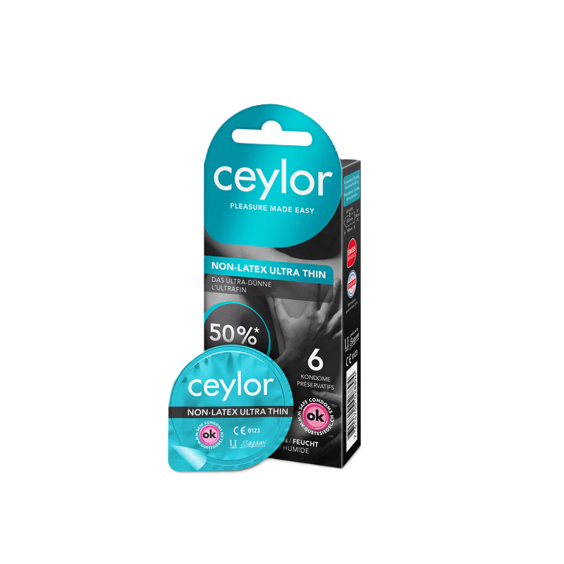 CEYLOR Non Latex Präservativ Ultra Thin 6 Stk