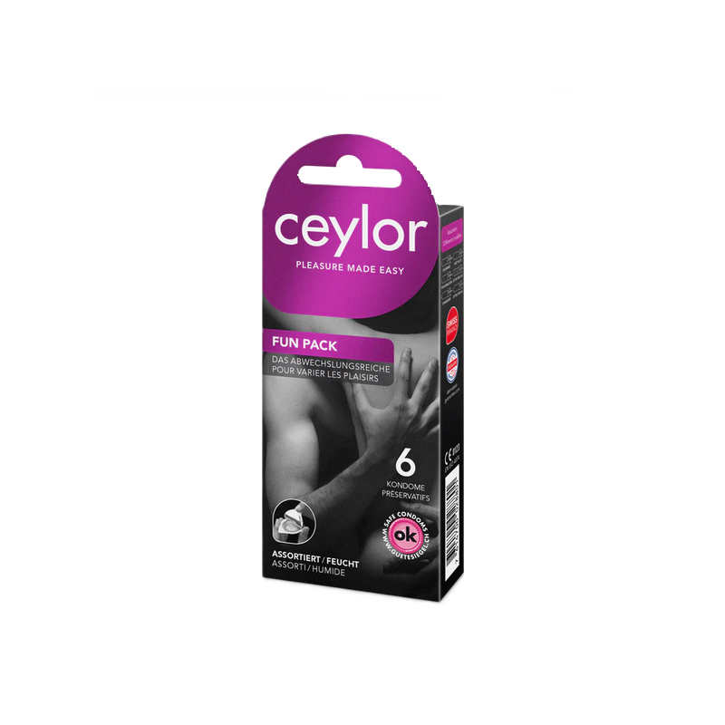 CEYLOR Fun Pack Präservativ mit Reservoir 6 Stk