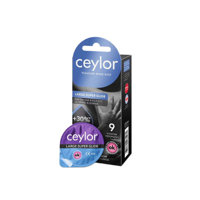 CEYLOR Large Super Glide Präservativ 9 Stk