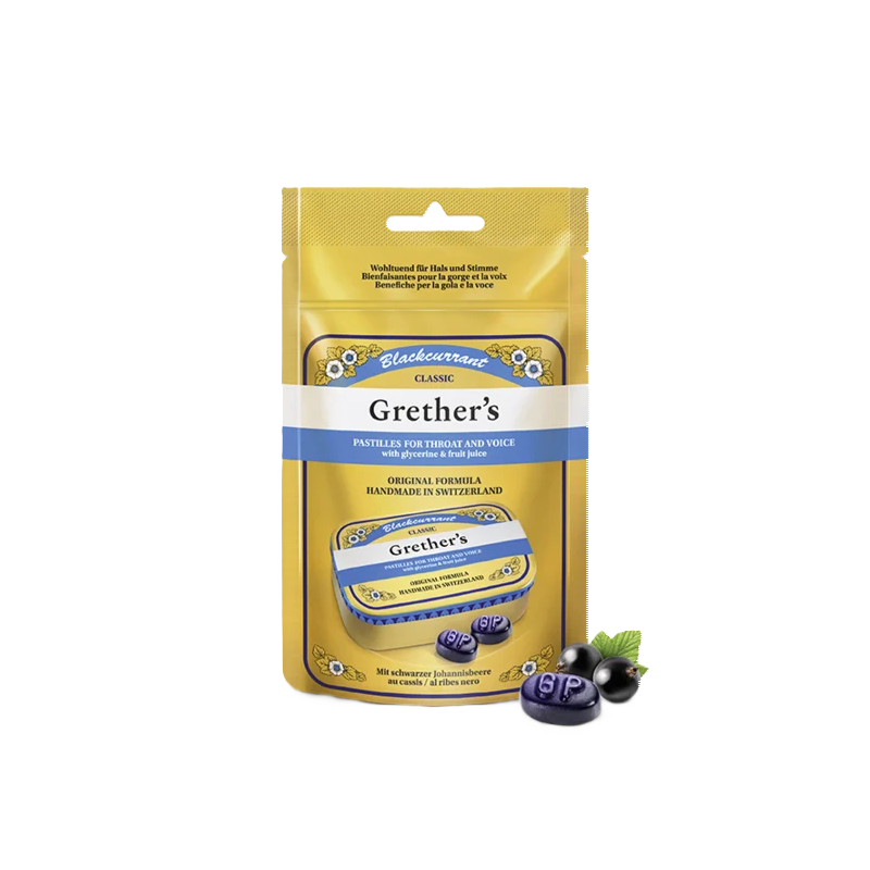 GRETHERS Blackcurrant Past Btl 110 g