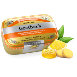 GRETHERS Ginger Lemon Past o Z Ds 110 g