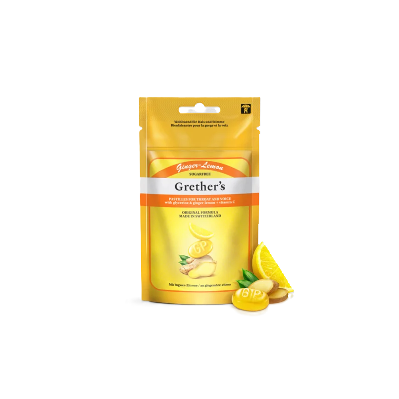 GRETHERS Ginger Lemon Past o Z Btl 75 g