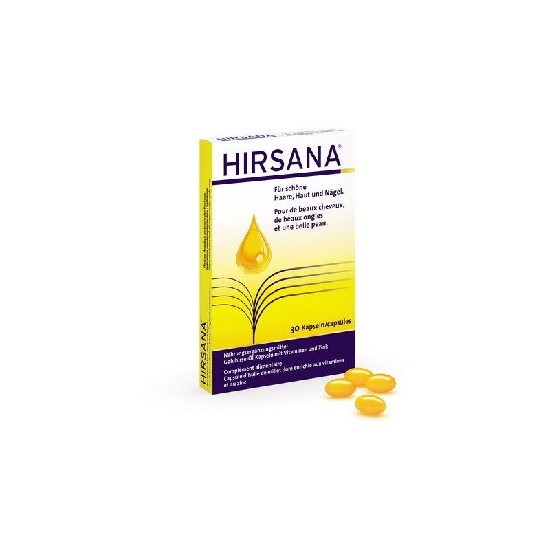 HIRSANA Goldhirse-Öl-Kapseln 30 Stk - Online kaufen - Haarausfall