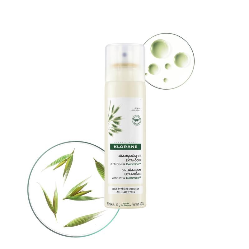KLORANE Trockenshampoo Hafermilch (n) 150 ml