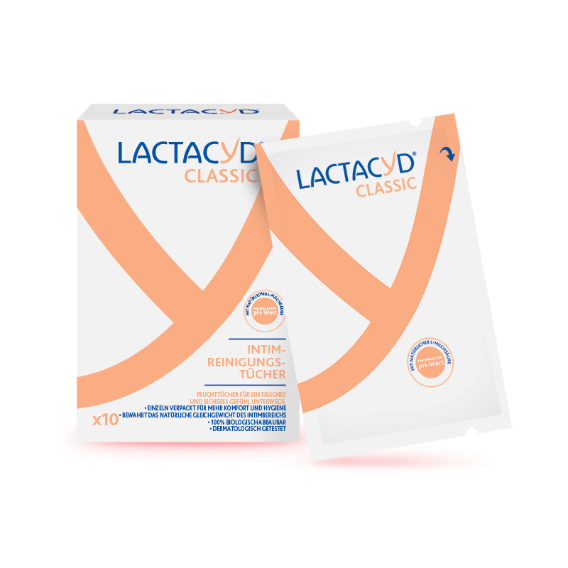 LACTACYD Intimpflegetücher einzeln 10 Stk