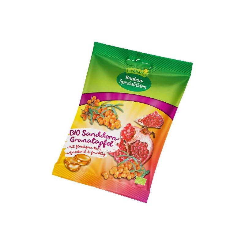 LIEBHARTS Bonbons Sanddorn Granatap Bio 100 g - Online kaufen - Pas...