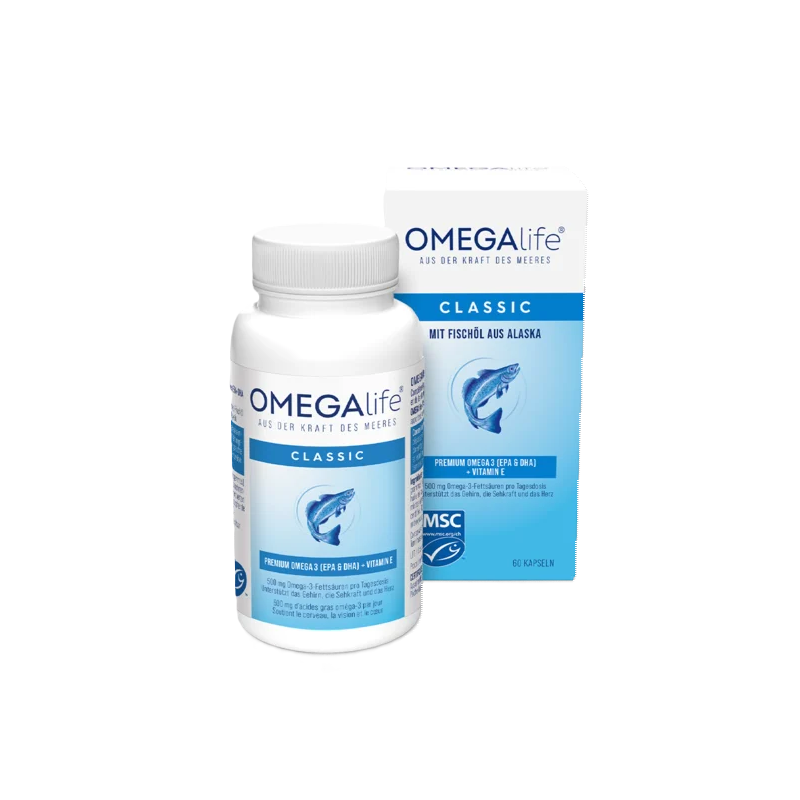 OMEGA-LIFE Classic Kaps 500 mg Ds 60 Stk