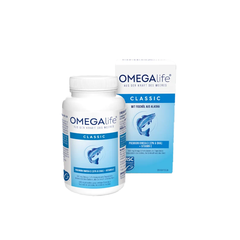 OMEGA-LIFE Classic Kaps 500 mg Ds 120 Stk
