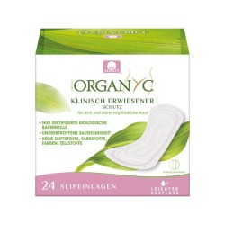 ORGANYC Slipeinlagen gefaltet light flow 24 Stk