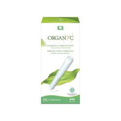 ORGANYC Tampons Super mit Applikator 14 Stk
