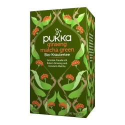 PUKKA Ginseng Matcha Green Tee Bio Btl 20 Stk