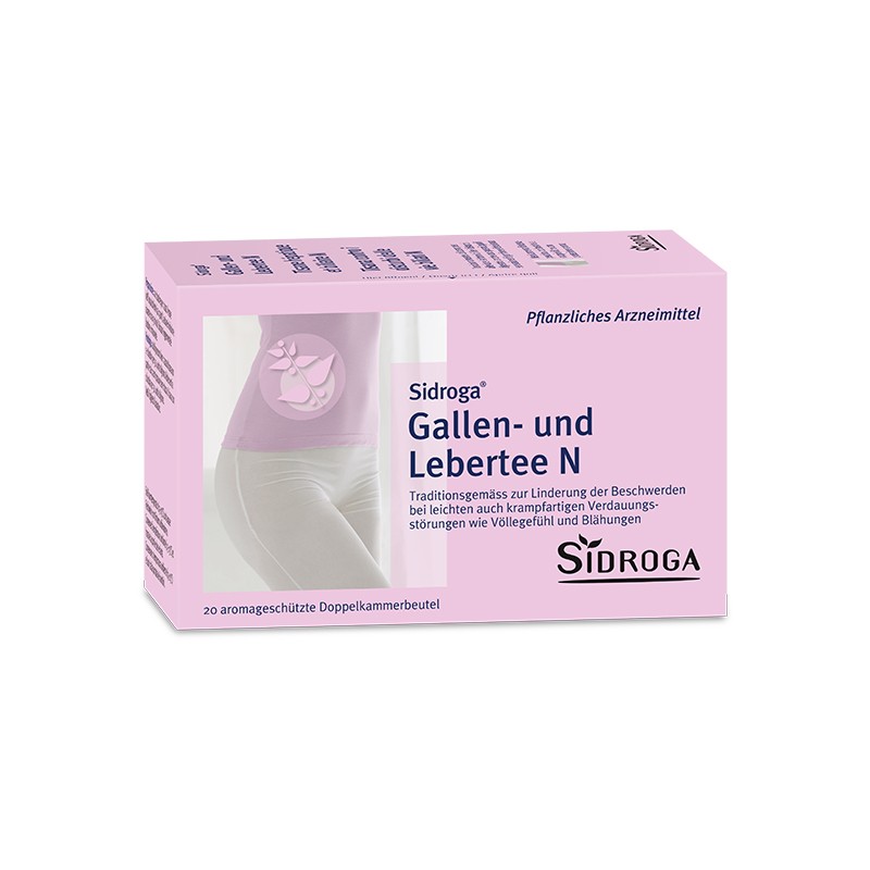 SIDROGA Gallen- und Lebertee N 20 Btl 2 g SIDROGA Gallen- und Lebertee N 20 Btl 2 g