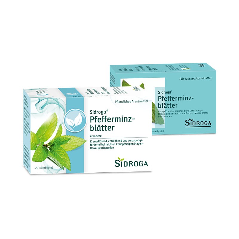 SIDROGA Pfefferminzblätter 20 Btl 1.5 g