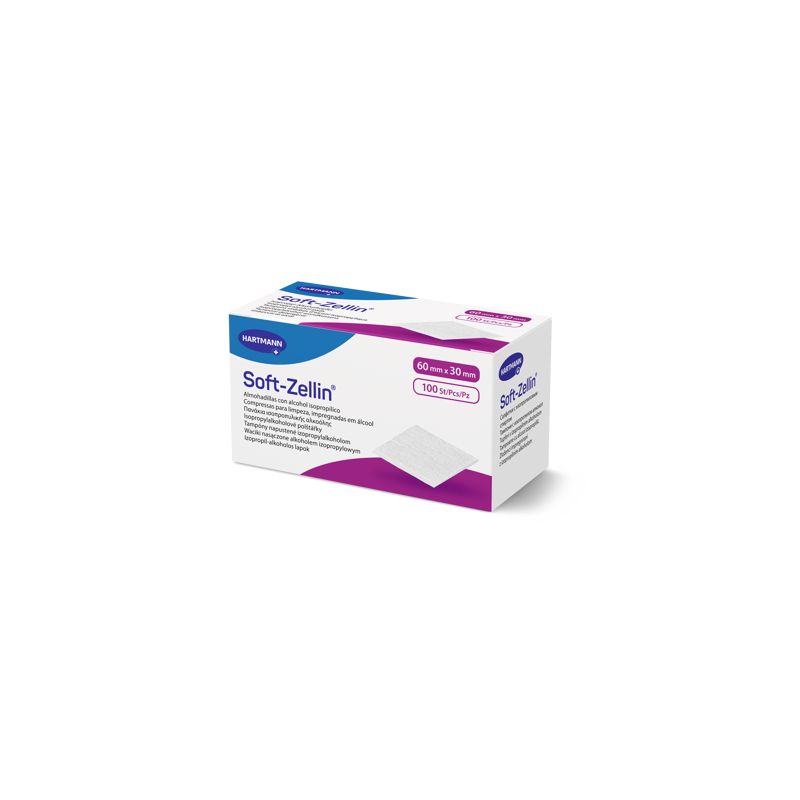 SOFT ZELLIN Alkoholpads 100 Stk