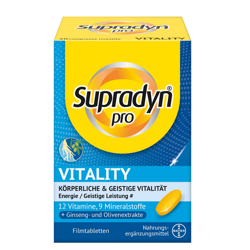 SUPRADYN pro Vitality Filmtabl Ds 30 Stk