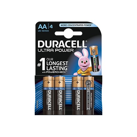 DURACELL Batt Ultra Power MN1500 AA 1.5V 4 Stk