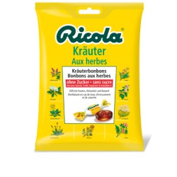 RICOLA Kräuter Bonbons o Zucker Btl 125 g