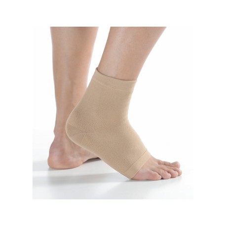 BILASTO Fussgelenkbandage M Ferse geschloss beige