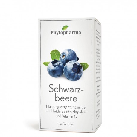 PHYTOPHARMA Schwarzbeere Tabl 150 Stk