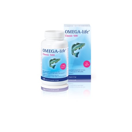 OMEGA-LIFE Gel Kapseln 500 mg 120 Stk