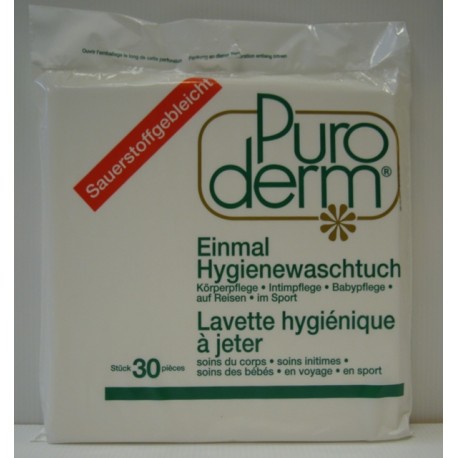 PURODERM Einmal Hygienewaschtücher 30 Stk