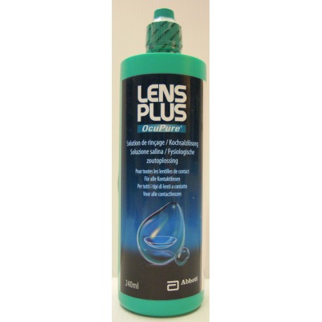 LENS PLUS Ocu Pure Kochsalzlösung Fl 240 ml