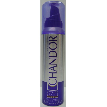 CHANDOR COLOUR Styling Mousse Dunkelbraun 150 ml