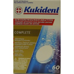 KUKIDENT Reinigung-Tabs Comp frische Minze 60 Stk