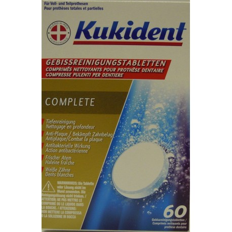KUKIDENT Reinigung-Tabs Comp frische Minze 60 Stk