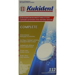 KUKIDENT Reinigung-Tabs Comp frische Minze 112 Stk