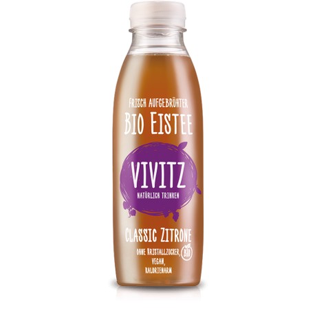 VIVITZ Bio Eistee Classic Zitrone 0.5 lt