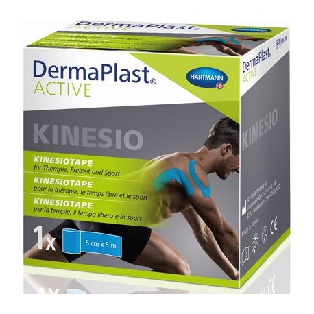 DERMAPLAST ACTIVE Kinesiotape 5cmx5m blau