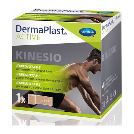 DERMAPLAST ACTIVE Kinesiotape 5cmx5m hautfarben