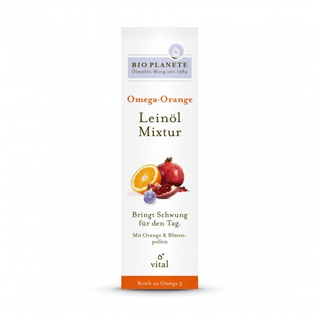 BIO PLANETE Omega Orange Leinöl-Mixtur Fl 100 ml