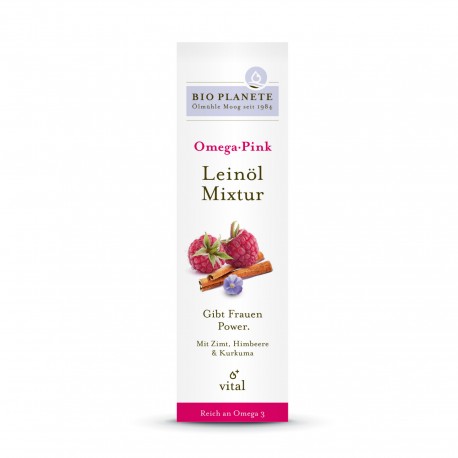 BIO PLANETE Omega Pink Leinöl-Mixtur 100 ml