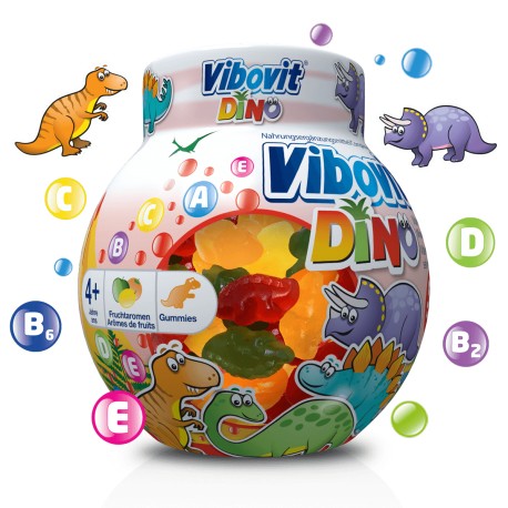 VIBOVIT Dino Fruchtgummis Ds 50 Stk