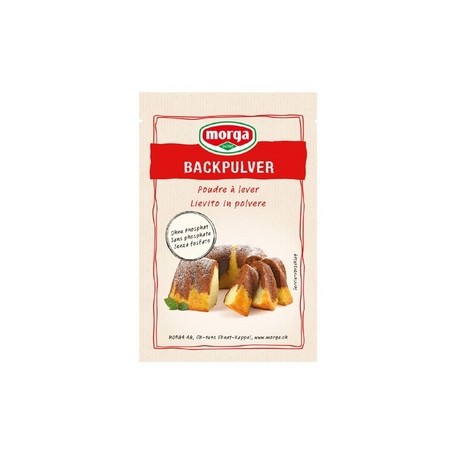 MORGA Backpulver ohne Phosphat Btl 22 g