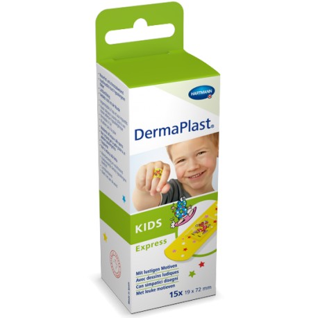 DERMAPLAST KIDS Express Strips 19x72mm 15 Stk