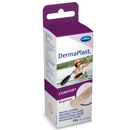 DERMAPLAST COMFORT Express Strips 19x72mm 15 Stk