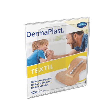 DERMAPLAST TEXTIL Fingerspitzenverb 5cmx6cm 12 Stk