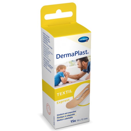 DERMAPLAST TEXTIL Express Strips 19x72mm 15 Stk