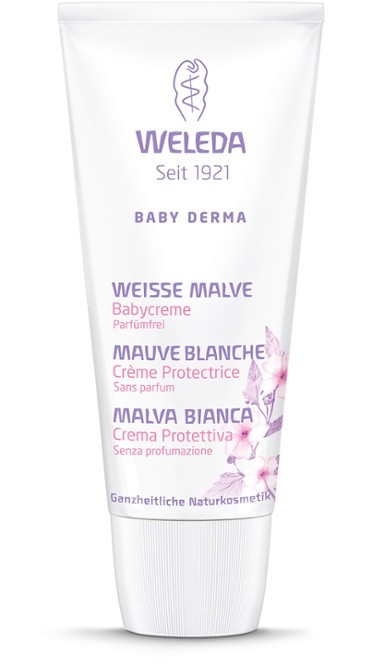 weleda baby derma weisse malve