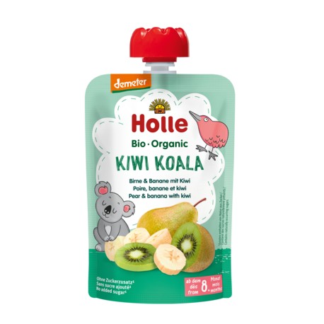 HOLLE Pouchy Birne Banane mit Kiwi 90 g