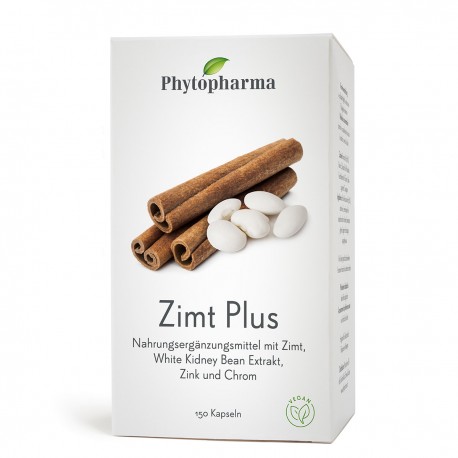 PHYTOPHARMA Zimt Plus Kaps Ds 150 Stk