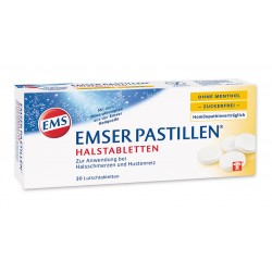 EMSER Pastillen zuckerfrei ohne Menthol 30 Stk