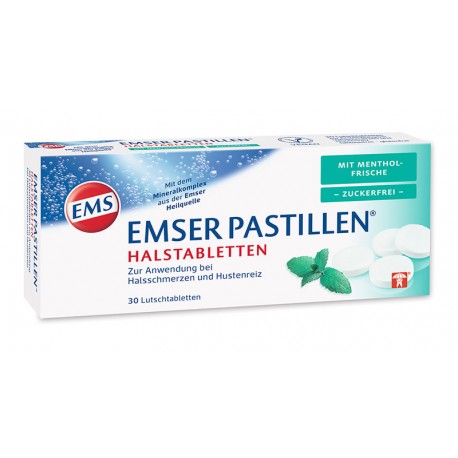 EMSER Pastillen zuckerfrei mit Menthol 30 Stk