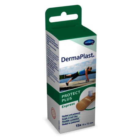 DERMAPLAST ProtectPlus Express 19mmx72mm 15 Stk