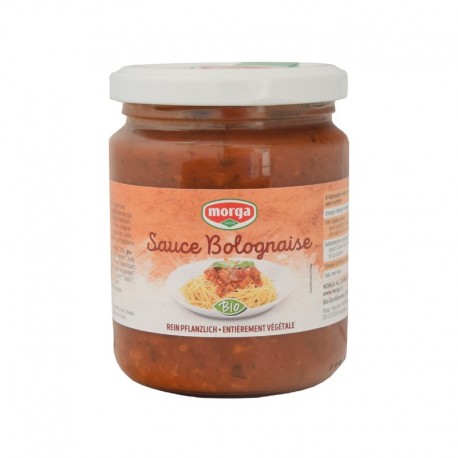 MORGA Sauce Bolognaise mit Soja Bio Glas 250 g