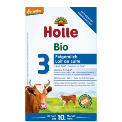 HOLLE Saeuglings-Folgemilch 3 Bio 600 g